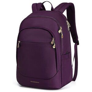 LIGHT FLIGHT Women Backpacks Laptop Backpack for Women 15.6 inches , purple